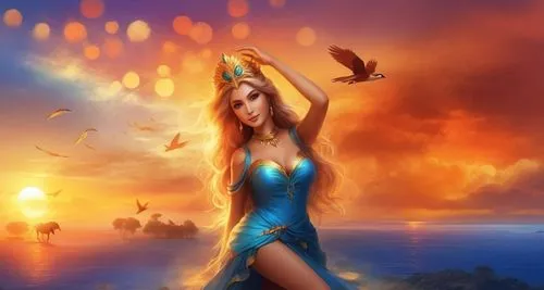 mermaid background,amphitrite,fantasy picture,sirene,nereids,fantasy art,merfolk,atlantica,inanna,naiad,sorceress,fireheart,asherah,sirena,fantasy woman,kupala,atlantean,aphrodite,sigyn,skyclad,Illustration,Realistic Fantasy,Realistic Fantasy 01