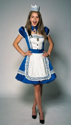 little girl dresses,doll dress,cheerleading uniform,hoopskirt,princess sofia,little princess,queen of hearts,crinoline,halloween costume,children's photo shoot,dress doll,alice,shirley temple,porcelaine,mini e,blue and white porcelain,quinceanera dresses,costume,blue ribbon,tiara,Illustration,American Style,American Style 02