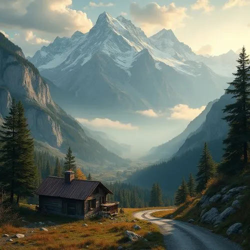 house in mountains,house in the mountains,mountain hut,mountain huts,alpine landscape,the cabin in the mountains,mountain landscape,home landscape,mountain settlement,mountain scene,lonely house,alpine village,the alps,landscape background,mountain village,high alps,world digital painting,alps,swiss alps,alpine hut,Photography,General,Realistic