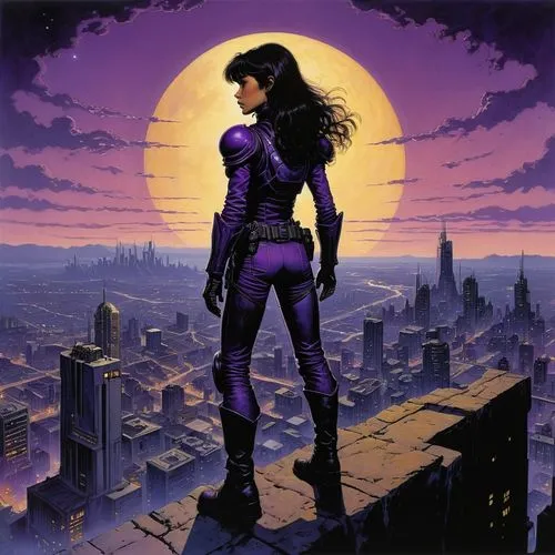 alita,deodato,la violetta,birds of prey-night,motoko,psylocke,Conceptual Art,Daily,Daily 09