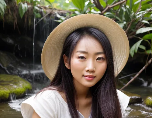 vietnamese woman,asian conical hat,asian woman,miss vietnam,japanese woman,asian semi-longhair,songpyeon,fujian white crane,oriental longhair,oriental girl,bia hơi,asian girl,miyeok guk,korat,girl wearing hat,natural cosmetics,asian,vietnam,rice fields,korean folk village