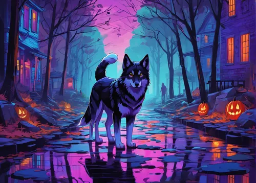 halloween wallpaper,halloween background,halloween illustration,halloween poster,halloween cat,halloween scene,halloween2019,halloween 2019,howling wolf,dog illustration,wolves,werewolves,werewolf,halloween and horror,october,wolfdog,wolf,halloween black cat,hallloween,halloween ghosts,Conceptual Art,Daily,Daily 21