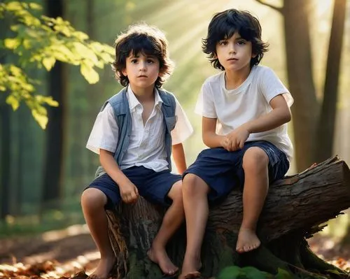 girl and boy outdoor,happy children playing in the forest,boyhood,swayam,children's background,piccoli,terabithia,adolescentes,childhood friends,childs,boychoir,chidren,byler,photo shoot children,menashe,little boy and girl,dosti,nomadic children,world children's day,photographing children,Conceptual Art,Oil color,Oil Color 06