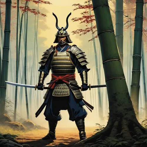 samurai,samurai fighter,masamune,kensei,ashigaru,benkei,Art,Artistic Painting,Artistic Painting 01