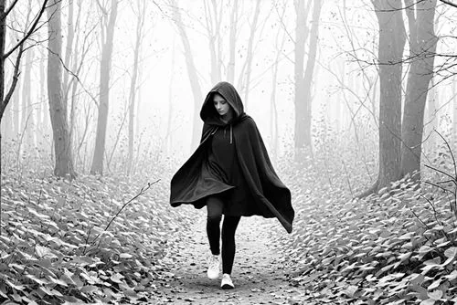 girl walking away,woman walking,sleepwalker,covens,girl in a long,darkling,Design Sketch,Design Sketch,Detailed Outline