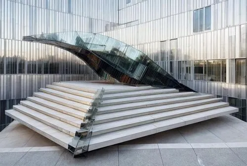 glass facade,glass pyramid,glass building,safdie,morphosis,steel sculpture,structural glass,julliard,snohetta,toronto city hall,juilliard,glass wall,bjarke,libeskind,metal cladding,steel stairs,macewan,bocconi,cantilever,fearnley,Architecture,General,Modern,Creative Innovation