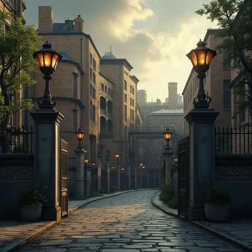 old linden alley,street lamps,streetlamps,ruelle,street lights,narrow street,alleyway,brownstones,streetlights,sidestreet,alley,lamplight,lamplighters,gas lamp,gaslight,iron street lamp,sidestreets,alleyways,rue,gaslights,Photography,General,Realistic