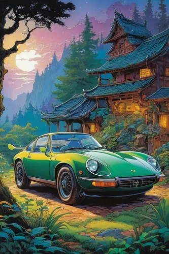 porsche targa,jaguar e-type,jaguar xj13,porsche,porsche 911,lotus europa,porsche 928,porsche 930,porsche 911 targa,porsche 968,porsche 356,porsche 912,ferrari daytona,etype,jaguar xjs,mgb,porsche turbo,ferrari 275,porsche 911 classic,honda s800,Illustration,Realistic Fantasy,Realistic Fantasy 04