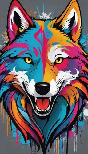 outfox,atunyote,foxl,vector graphic,mozilla,foxxx,volf,fox,foxpro,foxxy,redfox,outfoxing,timberwolves,wofl,furta,colorful background,lykos,pyote,colorful doodle,foxen,Conceptual Art,Graffiti Art,Graffiti Art 09