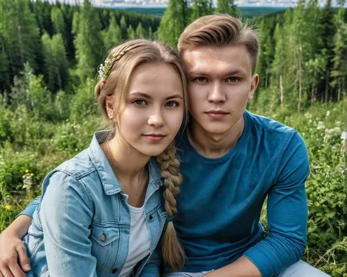 young couple,girl and boy outdoor,vintage boy and girl,beautiful couple,lucaya,belarusians,Photography,General,Realistic