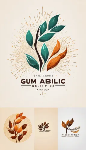 Compose a poetic description of gum arabic's texture and taste, evoking a sense of nostalgia.,gum arabic,logodesign,star anise,cd cover,logotype,vintage anise green background,commercial packaging,smo