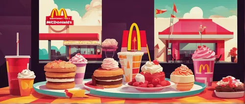 ice cream icons,background vector,ice cream shop,mcdonald,soda shop,retro diner,donut illustration,mcdonald's,soda fountain,ice cream parlor,mcdonalds,fast food restaurant,sundaes,mobile video game vector background,hamburger set,milkshakes,fastfood,fast-food,ice cream stand,food icons,Illustration,Vector,Vector 17