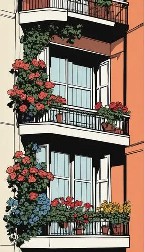 balconies,balcony garden,balcony plants,paris balcony,balcony,block balcony,watercolor paris balcony,terraces,an apartment,apartments,apartment building,flower boxes,sakura florals,terrace,bonsai,sky apartment,ikebana,apartment block,corner flowers,apartment,Illustration,Vector,Vector 11