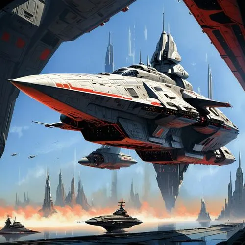 carrack,helicarrier,starfighters,homeworld,starship,starbase,starfighter,space ships,star ship,gradius,armada,coruscant,supercarriers,dreadnaught,supercarrier,fast space cruiser,cardassia,voyagers,interceptor,battlestars,Conceptual Art,Sci-Fi,Sci-Fi 15