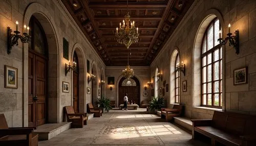 hallway,entrance hall,cloisters,cloister,foyer,hall,sacristy,banff springs hotel,altgeld,corridor,presbytery,refectory,narthex,corridors,cloistered,lobby,anteroom,transept,interior view,royal interior