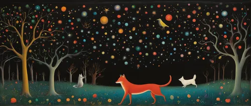 fox in the rain,rain cats and dogs,dotted deer,deer illustration,forest animals,dog illustration,fox and hare,woodland animals,whimsical animals,christmas fox,foxes,garden-fox tail,forest animal,deer in tears,little fox,pere davids deer,a fox,constellation wolf,red fox,hare trail,Art,Artistic Painting,Artistic Painting 02