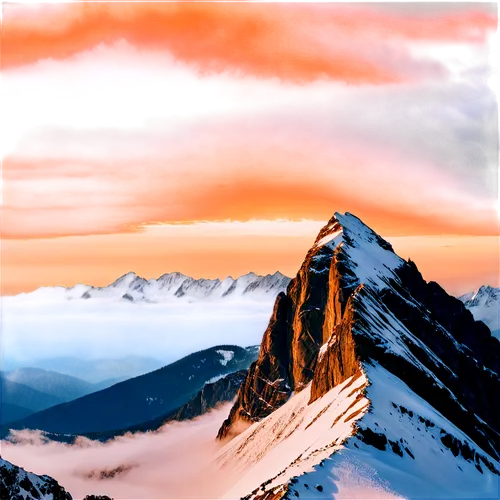 alpine sunset,mountain sunrise,mont blanc,breithorn,alpine landscape,high alps,mountains,mountain peak,moutains,snow mountains,mountain,top mount horn,bernese alps,schilthorn,mountain landscape,snowy peaks,alpes,high mountains,monte rosa,mountain range,Illustration,Paper based,Paper Based 12