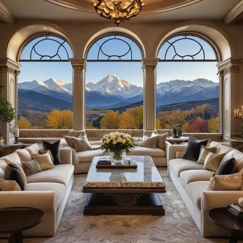 sitting room,living room,house in the mountains,luxury home interior,alpine style,family room,livingroom,beautiful home,great room,apartment lounge,house in mountains,luxury property,penthouses,chaise lounge,denali,breakfast room,luxury,modern living room,opulently,autumn mountains,Illustration,American Style,American Style 15