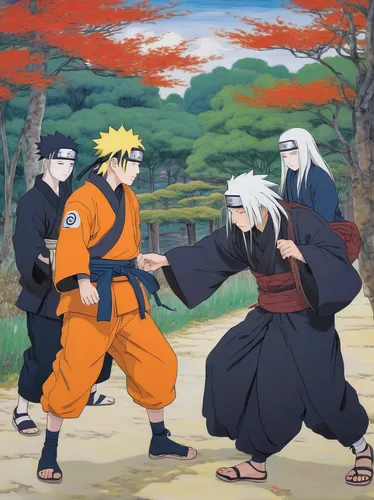 naruto,iaijutsu,sōjutsu,battōjutsu,jujutsu,kenjutsu,ninjutsu,ninjas,aikido,shinobi,fathers and sons,daitō-ryū aiki-jūjutsu,generations,boruto,sensei,japanese martial arts,martial arts,kakashi hatake,nine-tailed,dragon slayers,Art,Artistic Painting,Artistic Painting 04