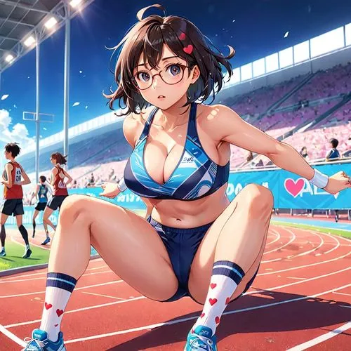 sports girl,track and field,ekiden,megumi,yanmei,miyuki,Anime,Anime,Realistic