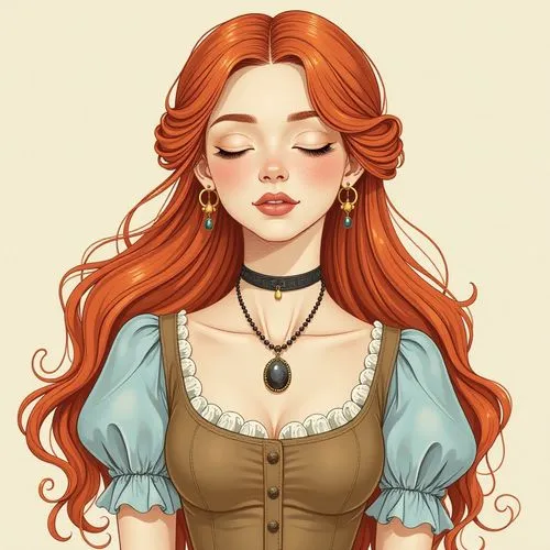 triss,etain,belle,merida,carstairs,lovett,Illustration,Realistic Fantasy,Realistic Fantasy 33