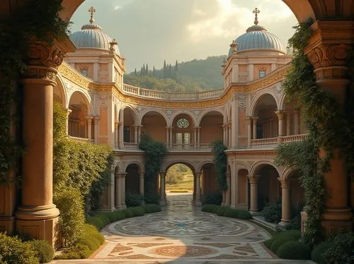 naboo,dorne,theed,archways,alhambra,rivendell,sapienza,water palace,palaces,chhatris,villa d'este,pergola,marble palace,granada,pillars,colonnades,walkway,hacienda,broadmoor,belvedere,Photography,General,Realistic