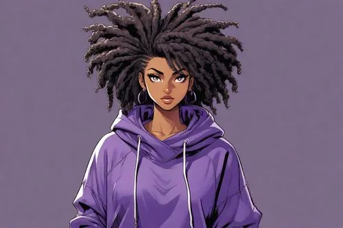 badu,aurion,erykah,baduizm,assata,boondocks,Digital Art,Comic