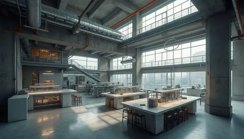 big kitchen,chemical laboratory,laboratories,modern kitchen,empty factory,modern kitchen interior,chefs kitchen,kitchen interior,industrial plant,laboratorium,industries,manufactory,modern office,laboratory,factories,industrial landscape,lab,kitchens,industrial,industrial hall,Photography,General,Realistic