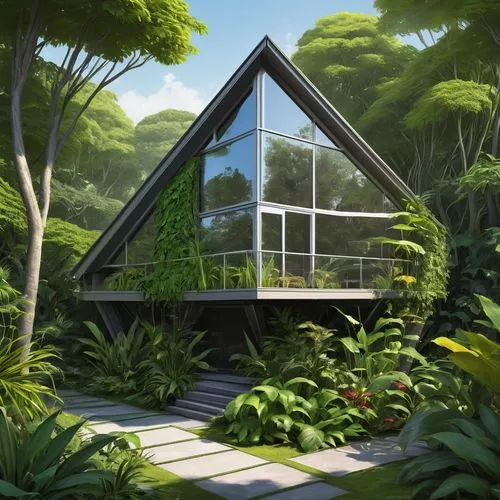 greenhouse,conservatories,conservatory,glasshouse,tropical house,greenhouse cover,greenhouse effect,glasshouses,palm house,sunroom,frame house,cubic house,greenhouses,forest house,biomes,terrarium,house in the forest,tropical greens,cube house,biophilia,Illustration,American Style,American Style 03