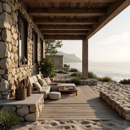 outdoor furniture,beachfront,oceanfront,beach furniture,beach house,esalen,landscape design sydney,stone bench,patio furniture,pebble beach,wood and beach,dunes house,seaside view,stone ramp,stone wall,summer house,summer cottage,front porch,shorefront,hovnanian