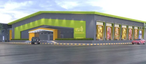 coconut water bottling plant,multistoreyed,industrial building,prefabricated buildings,3d rendering,warehouse,industrial hall,batching plant,leisure facility,commercial building,bus garage,roller shut