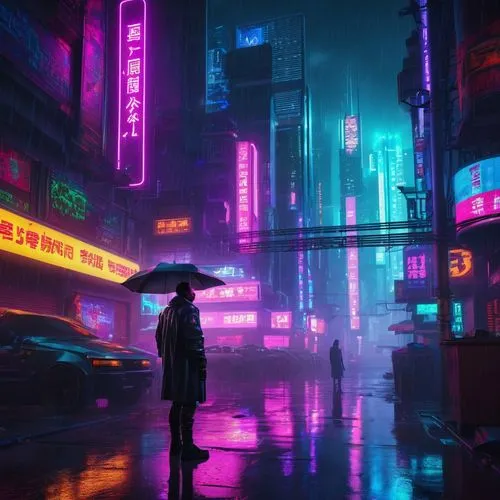 cyberpunk,bladerunner,cybercity,shinjuku,kowloon,cityscape,noir,vapor,tokyo city,colorful city,mongkok,tokyo,urban,neon,neons,metropolis,ultraviolet,shanghai,akira,synthetic,Conceptual Art,Sci-Fi,Sci-Fi 26