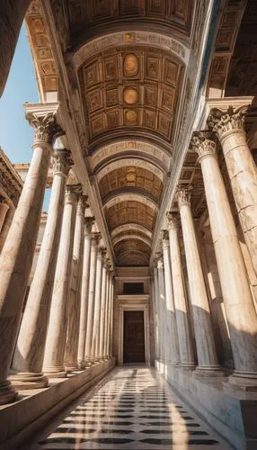 glyptothek,zappeion,vatican,musei vaticani,vatican museum,vatican city,basilica di san pietro in vaticano,peristyle,pantheon,sylvaticum,bernini's colonnade,borromini,vaticana,vaticano,st peter's basilica,saint george's hall,colonnaded,saint peter's basilica,campidoglio,neoclassical,Illustration,Black and White,Black and White 27