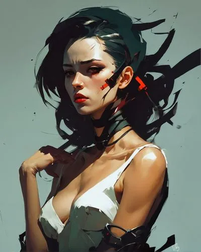 transistor,vayne,akali,kommuna,kanno,alita,asami,shinkawa,chryste,croft,leblanc,kanaya,overpainting,ryoko,rogue,suyin,eyepatch,smoking girl,haku,junji,Conceptual Art,Fantasy,Fantasy 06