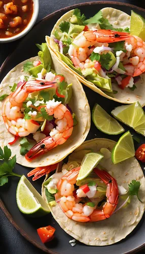 Write a mouth-watering description of shrimp tortillas that will make readers crave for them.,shrimp tortillas,shrimp taco,tacos food,mexican foods,mango catfish taco,southwestern united states food,t