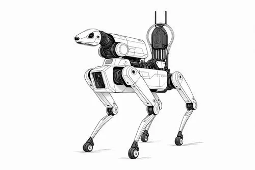 quadruped,onager,aibo,minibot,robot,bipeds,Design Sketch,Design Sketch,Detailed Outline