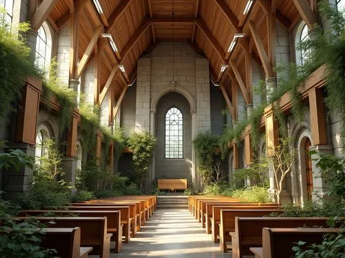 sanctuary,forest chapel,christ chapel,chapel,holy place,narthex,wooden church,cathedral,risen church,chapels,chappel,church painting,sanctums,cloister,hammerbeam,sanctum,resting place,hall of the fallen,ecclesiastical,pilgrimage chapel,Photography,General,Realistic