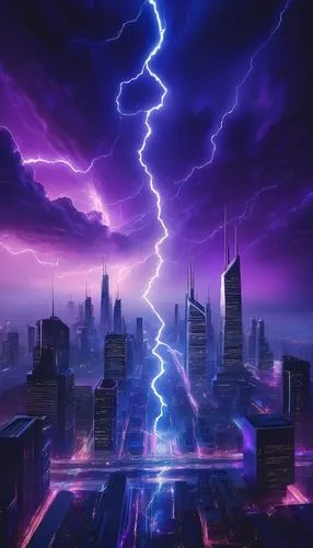 purple,purple rain,thunderstorm,purple wallpaper,wall,lightning storm,ultraviolet,sci fiction illustration,electric tower,lightning strike,world digital painting,lightning bolt,purple background,thunderstorm mood,lightning,purple rizantém,cyberpunk,electric,the storm of the invasion,meteorology,Photography,Black and white photography,Black and White Photography 11