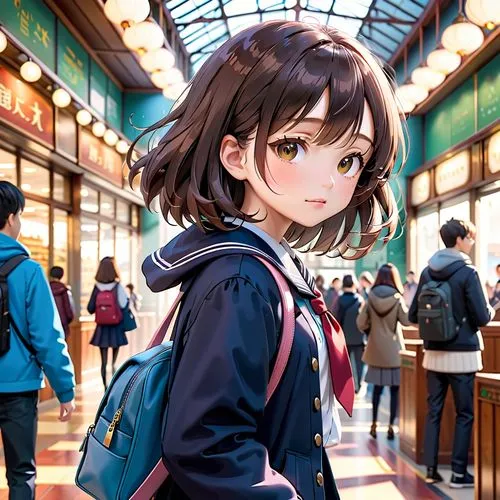 miku maekawa,asakusa,shibuya,the girl at the station,anime japanese clothing,japanese sakura background,osaka,sakura background,osaka station,kayano,euphonium,parka,shibuya crossing,shirakami-sanchi,haruhi suzumiya sos brigade,tokyo,harajuku,kotobukiya,kyoto,anime cartoon,Anime,Anime,Cartoon