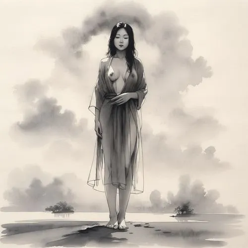 guanyin,kuanyin,japanese woman,ugetsu,jianyin,vietnamese woman,geisha girl,diaochan,geisha,apsara,mulan,yuexiu,asian woman,oriental girl,girl in a long dress,xiaohui,xiaofei,qixi,guqin,kuangyin,Illustration,Paper based,Paper Based 30