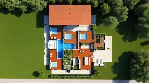 villa,overhead view,large home,residential house,top view,house drawing,view from above,bird's-eye view,modern house,floorplan home,sky apartment,casita,house shape,house floorplan,two story house,kor