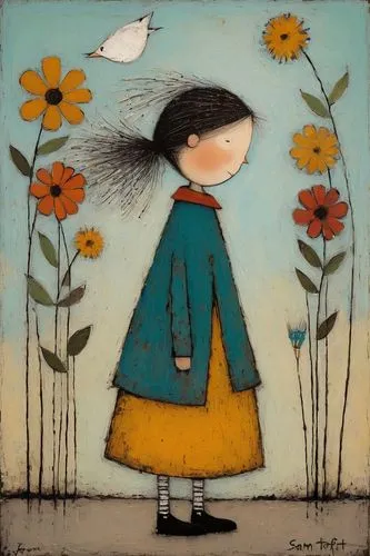 little girl in wind,cloves schwindl inge,marguerite,marguerite daisy,carol colman,girl in the garden,girl in flowers,girl picking flowers,carol m highsmith,dandelions,autumn daisy,flower and bird illustration,cosmos autumn,daisy flower,blue daisies,perennial daisy,helianthus,meadow daisy,dandelion,daisy flowers,Art,Artistic Painting,Artistic Painting 49