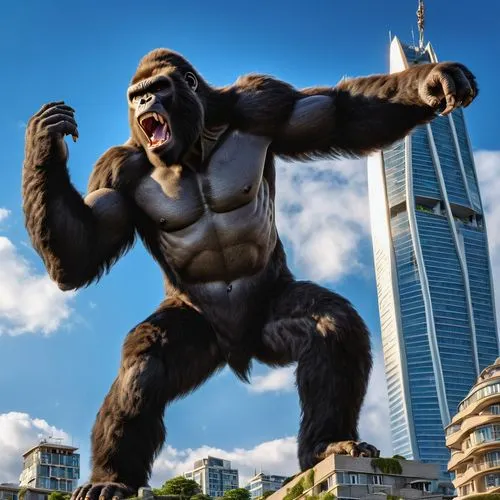 kong,king kong,gorilla,ape,great apes,silverback,gorilla soldier,chimpanzee,war monkey,chimp,the monkey,orangutan,orang utan,cgi,monkey banana,baboon,primate,digital compositing,monkey,common chimpanzee,Photography,General,Realistic