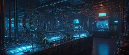 apothecary,sci fi surgery room,laboratory,engine room,chemical laboratory,dark cabinetry,laboratory oven,watchmaker,pantry,victorian kitchen,unique bar,cabinets,kitchen,pharmacy,the kitchen,liquor bar,kitchen interior,clockmaker,research station,sci fiction illustration,Conceptual Art,Fantasy,Fantasy 19