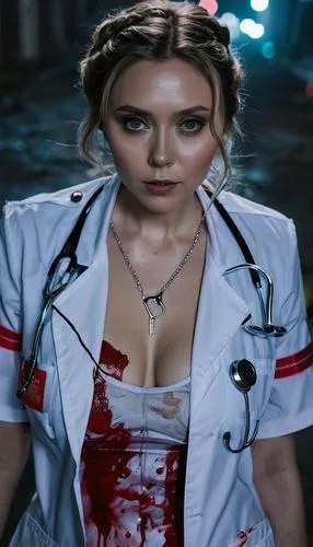 female nurse,nurse,female doctor,cailin,lydia,moretz,Illustration,Realistic Fantasy,Realistic Fantasy 46