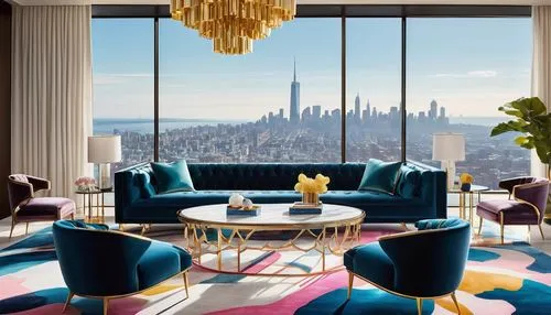 penthouses,apartment lounge,manhattan,opulently,manhattan skyline,opulent,top of the rock,andaz,sky apartment,intercontinental,tishman,luxe,livingroom,breakfast room,mahdavi,modern decor,woodsen,new york skyline,contemporary decor,minotti,Unique,3D,Isometric