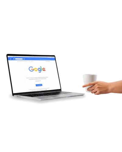 Google, copyright-free, image, search result page, white background, laptop screen, browsing, solo, 3/4 composition, natural light, realistic, modern minimalist style, shallow depth of field, warm col