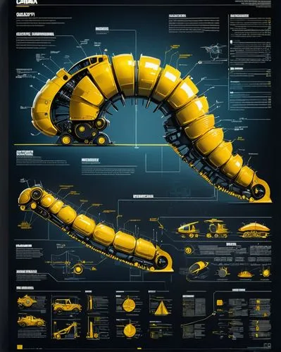 vector infographic,yellow python,nautilus,rope excavator,anaconda,centipede,caecilian,scorpion,facehugger,micropholis,megaships,alien weapon,millipede,alien ship,submersibles,bathyscaphe,anacondas,krait,cobra,sidewinder,Unique,Design,Infographics