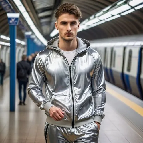 tracksuit,silver,metallic feel,foil,silver surfer,metallic,aluminium foil,rain suit,silvery,aluminum foil,aluminum,foil and gold,futuristic,stainless steel,aluminium,steel man,onesie,silver lacquer,space-suit,chrome steel,Photography,General,Natural