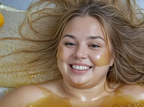 bath oil,vitamin c,milk bath,wet,bathing fun,amber,orangina,tub,her,bathtub,yellow,girl in bed,valencia orange,bath with milk,yellow background,mandi,wet girl,water bath,woman laying down,massage oil,Female,Eastern Europeans,Straight hair,Youth adult,M,Confidence,Underwear